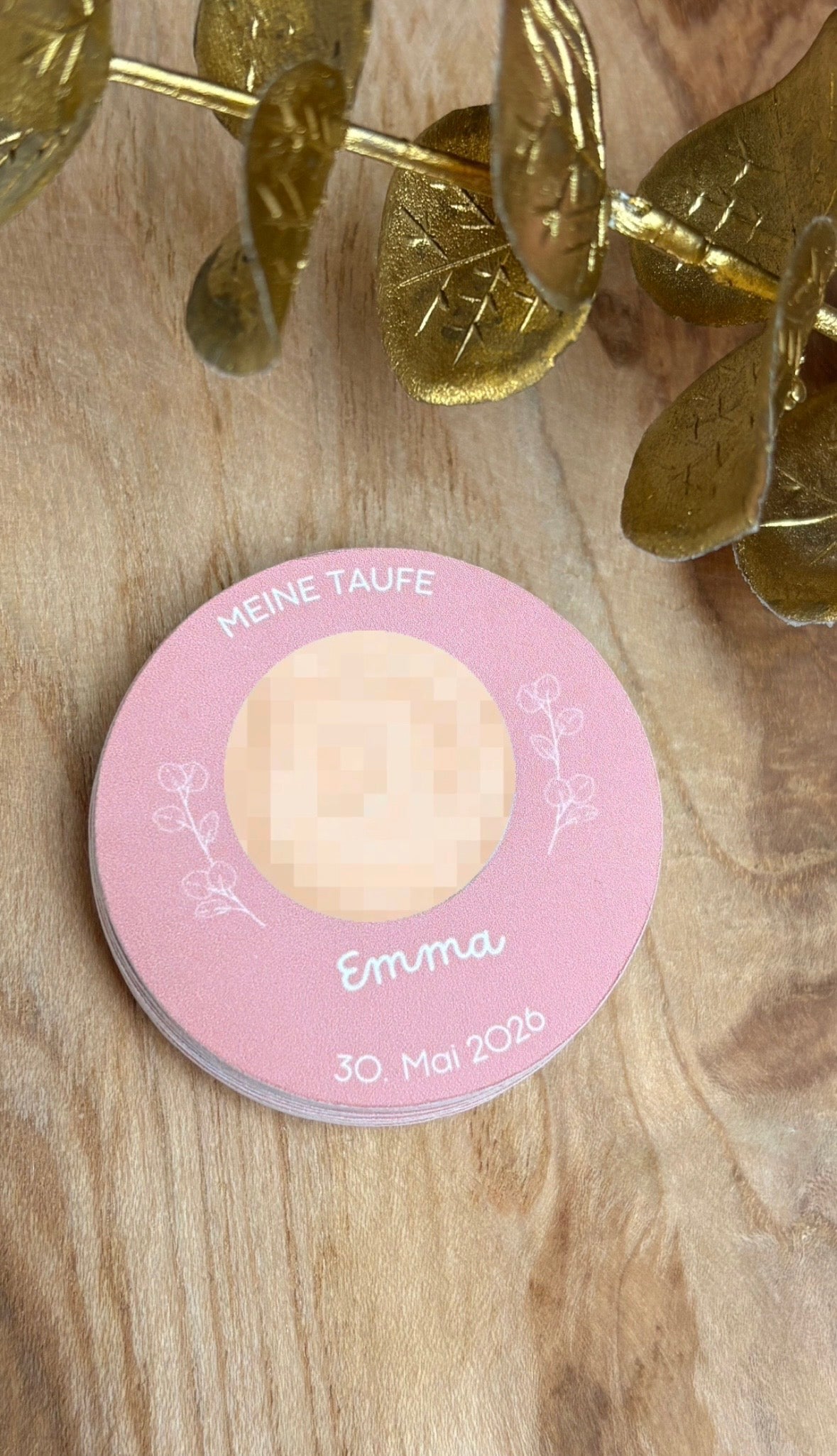 Stickers/étiquettes autocollantes personnalisables et imperméables / résistantes à l’eau pour Ecocup baptême, mariage, anniversaire, EVJF