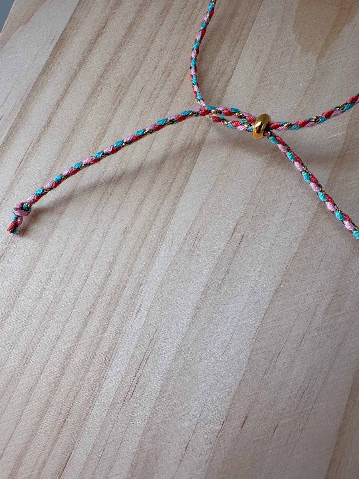 Collier Breloques multicolore acier inoxydable
