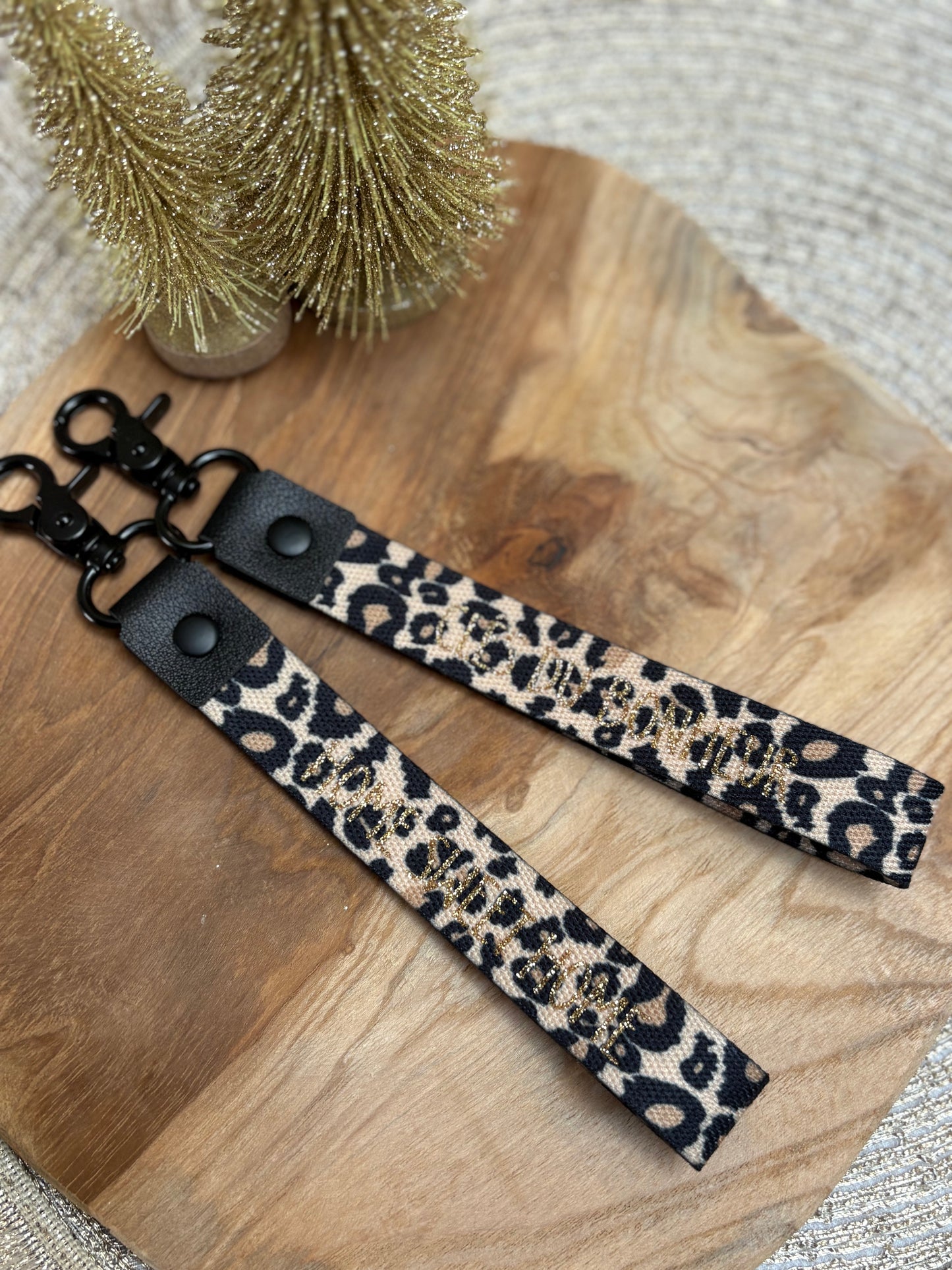Porte clef léopard