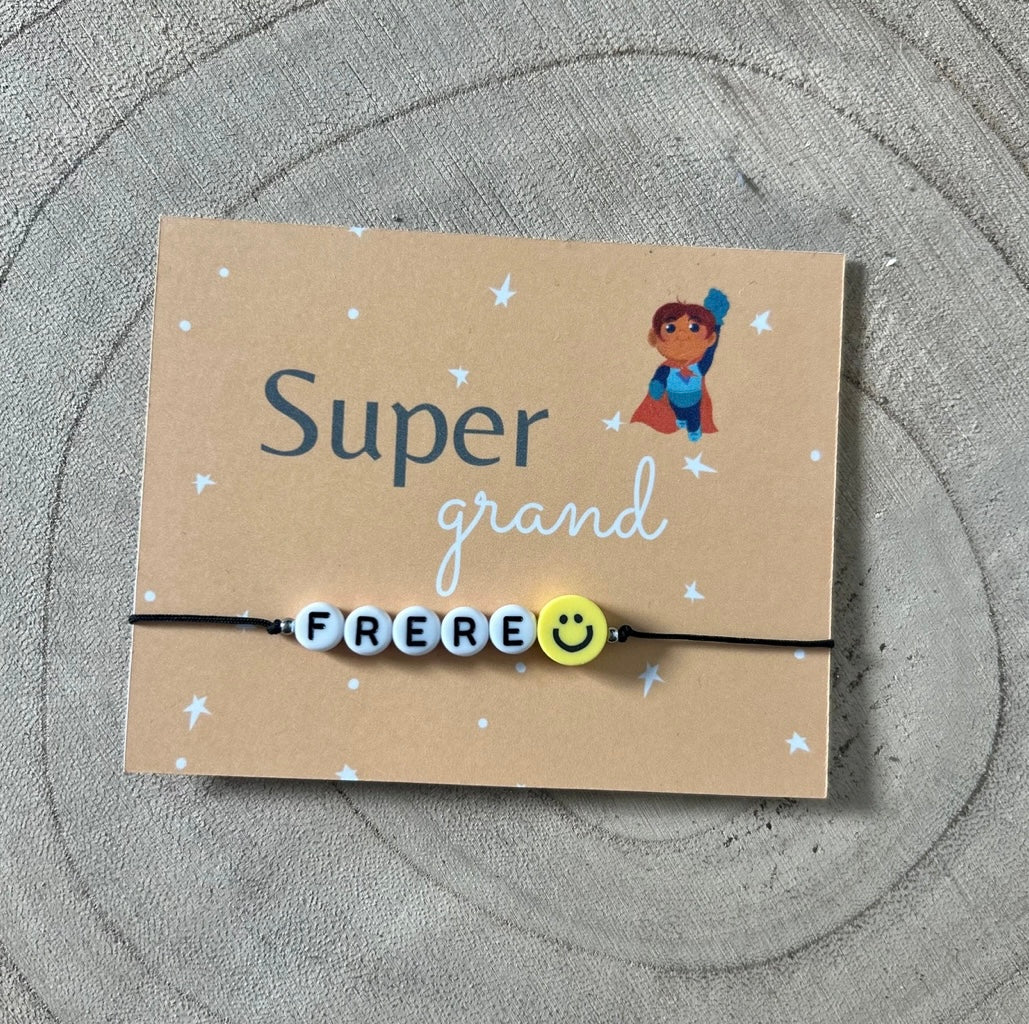 Carte Super grand frère (bracelet non inclus)