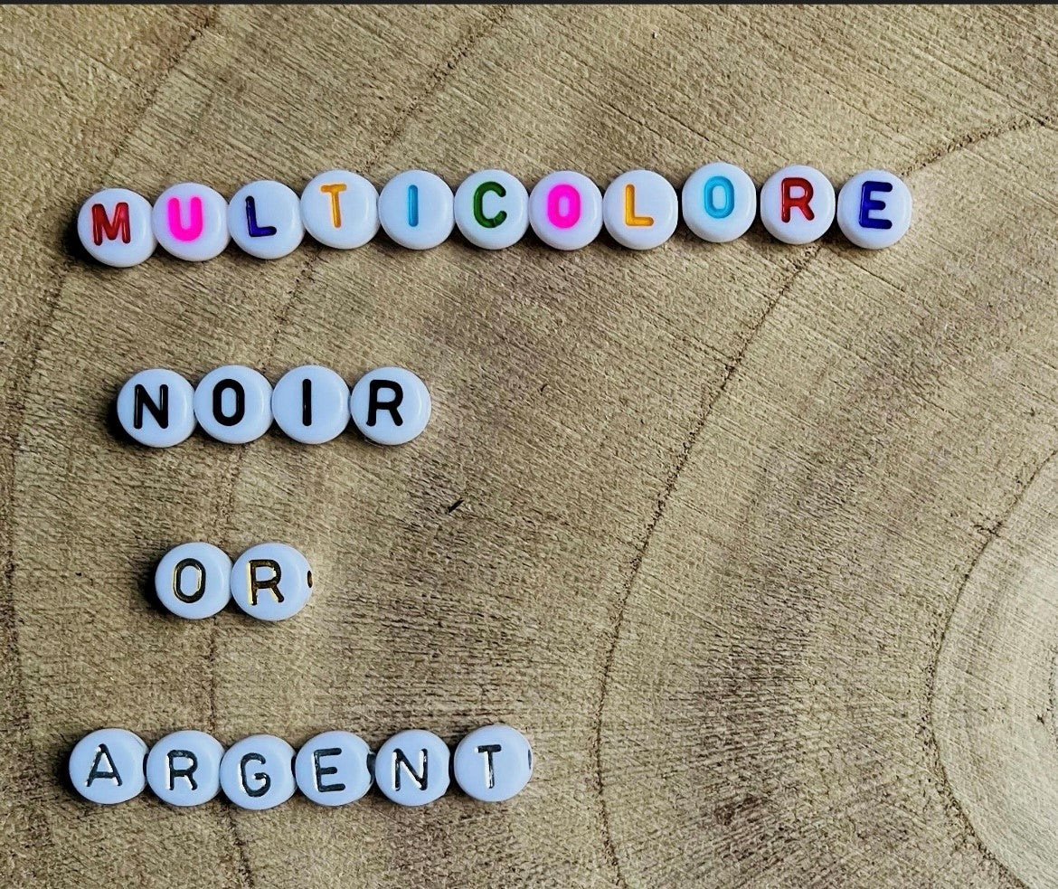 Bracelet double cordon avec 2 mots