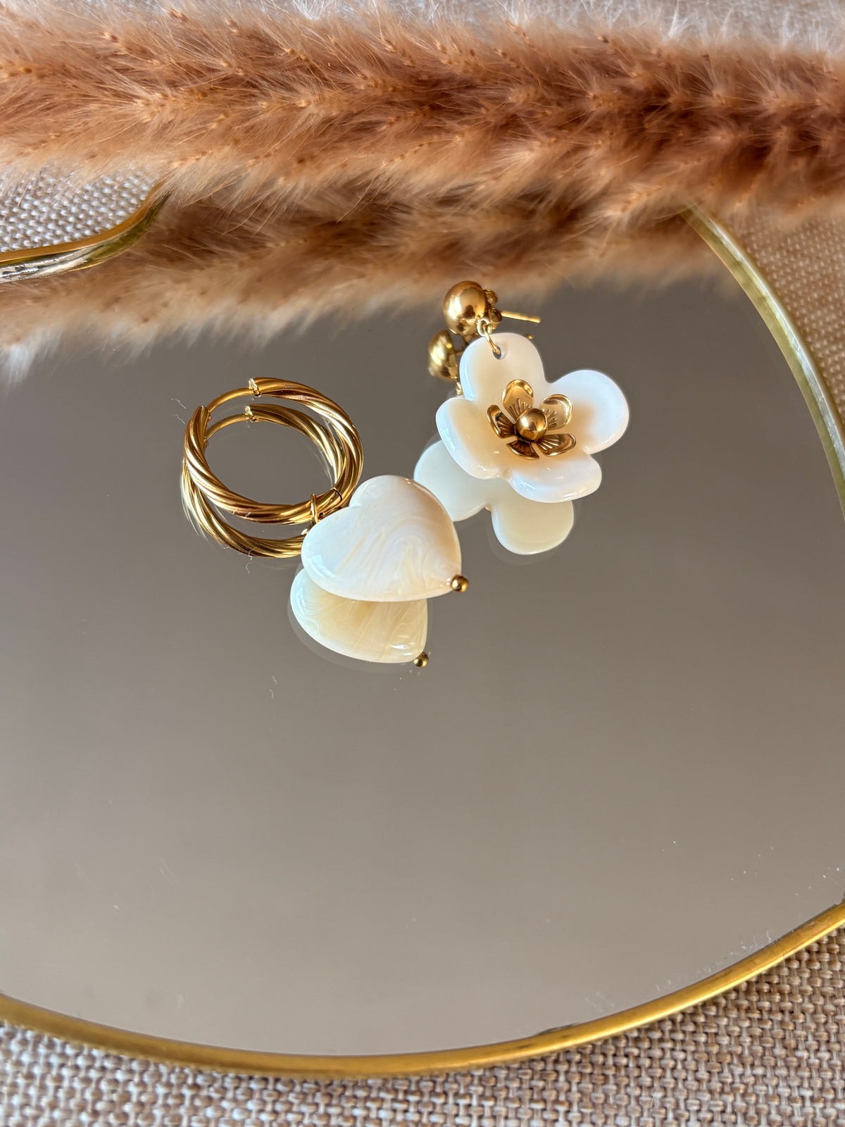 Boucles d’oreilles ANNA en acier inoxydable