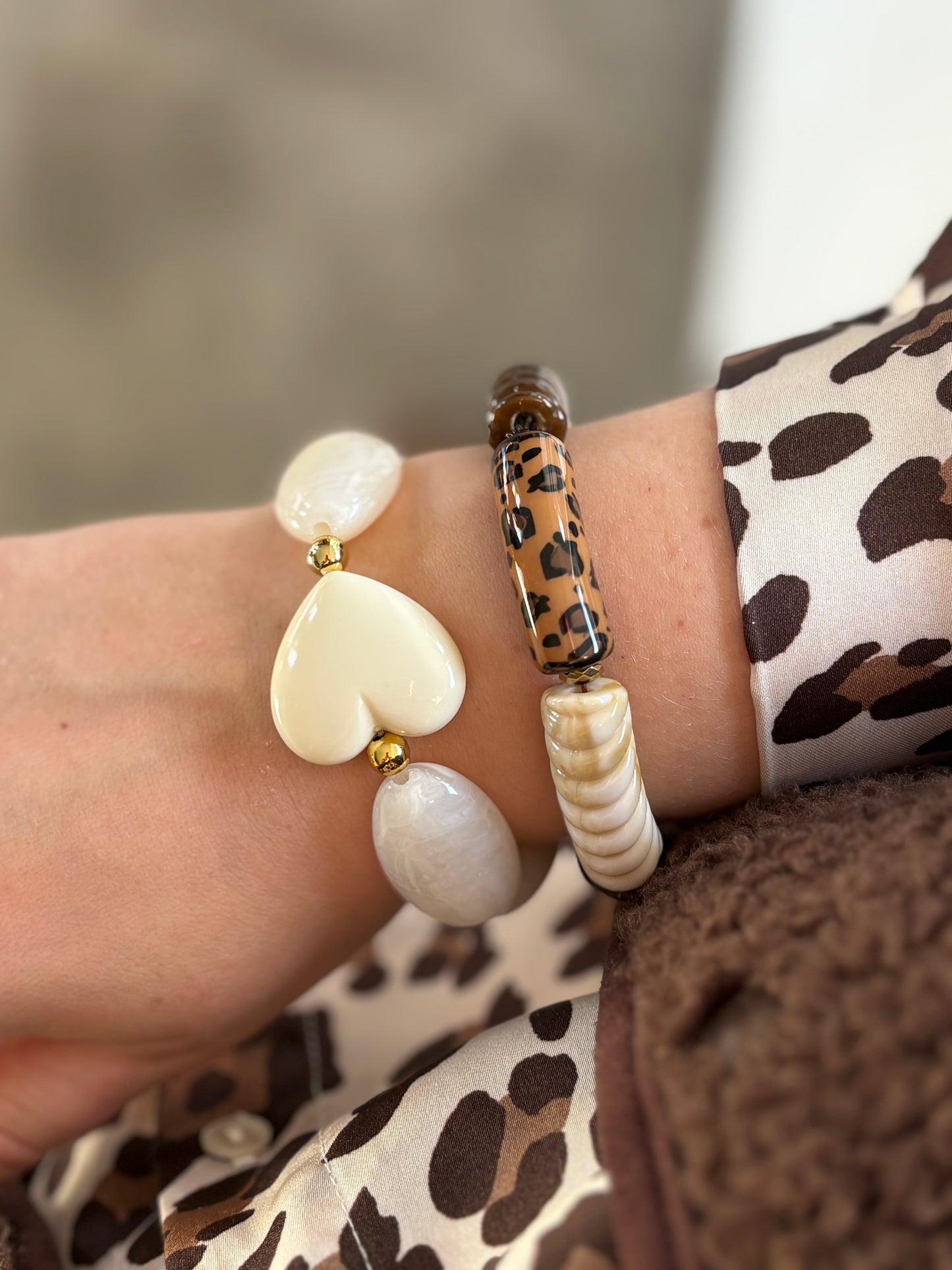 Bracelet Big Love beige