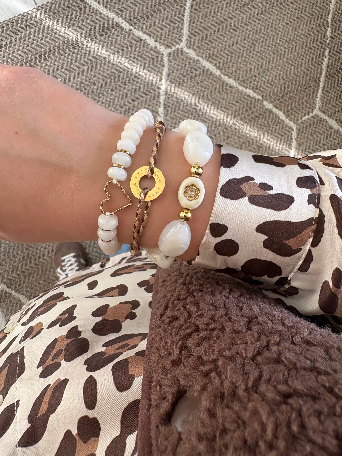 Bracelet médaille Love