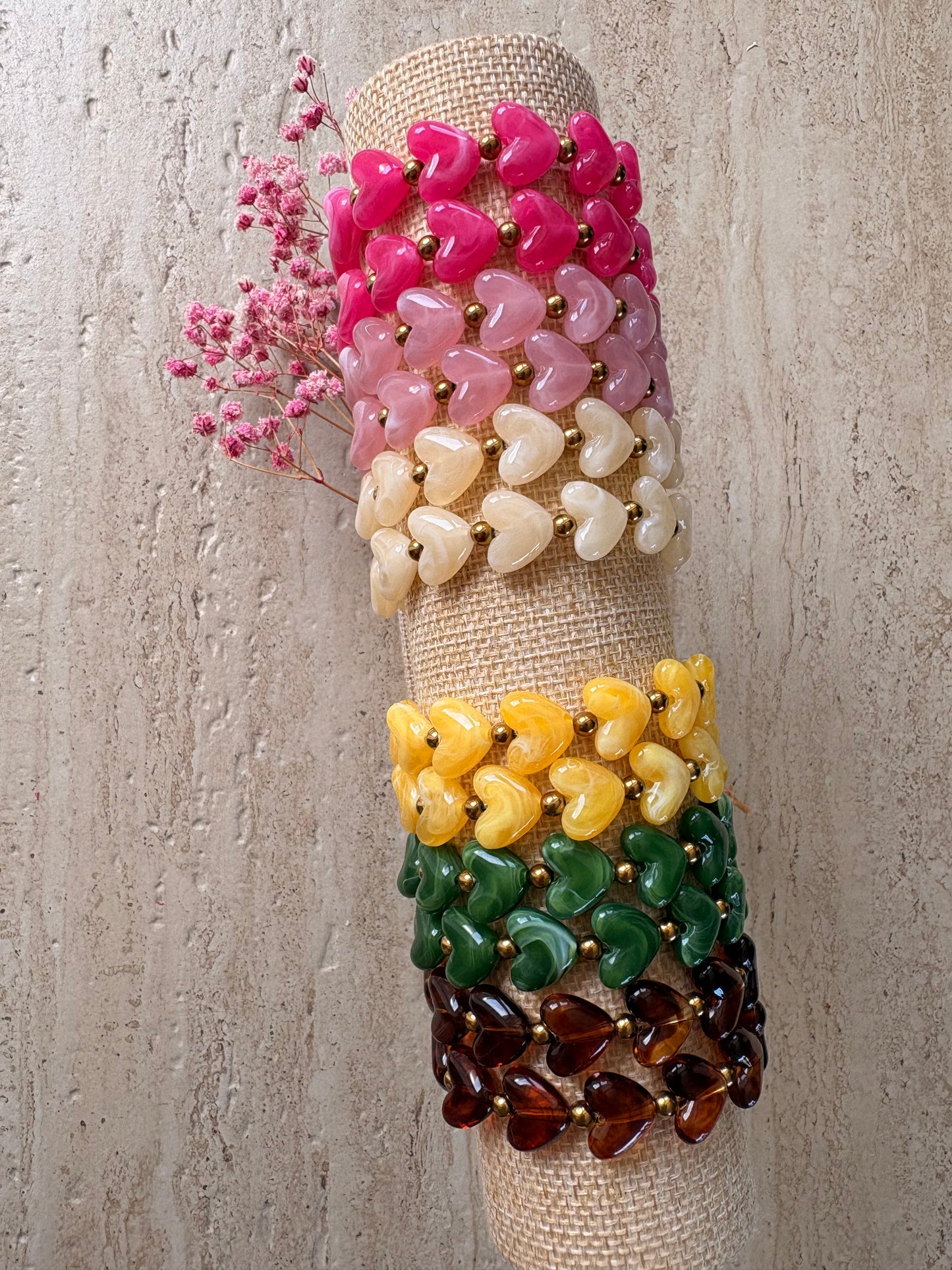 Bracelet cœurs CRAZY LOVE