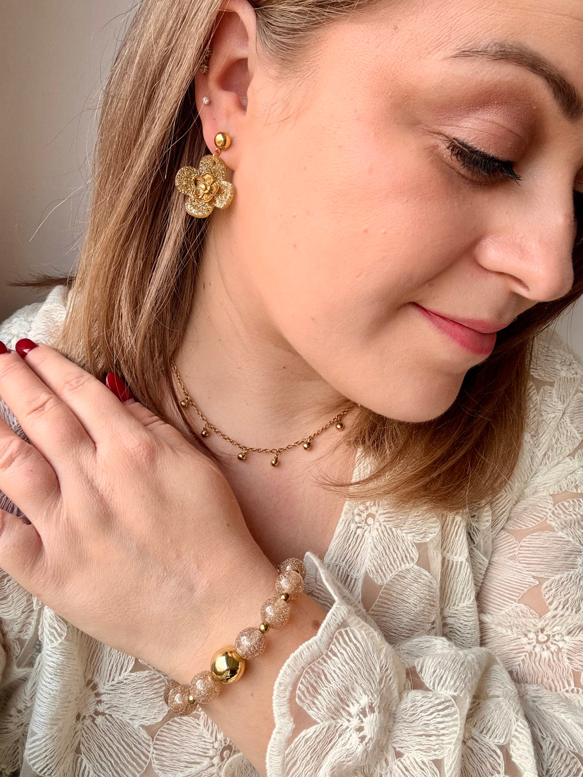 Boucles d’oreilles ANNA en acier inoxydable