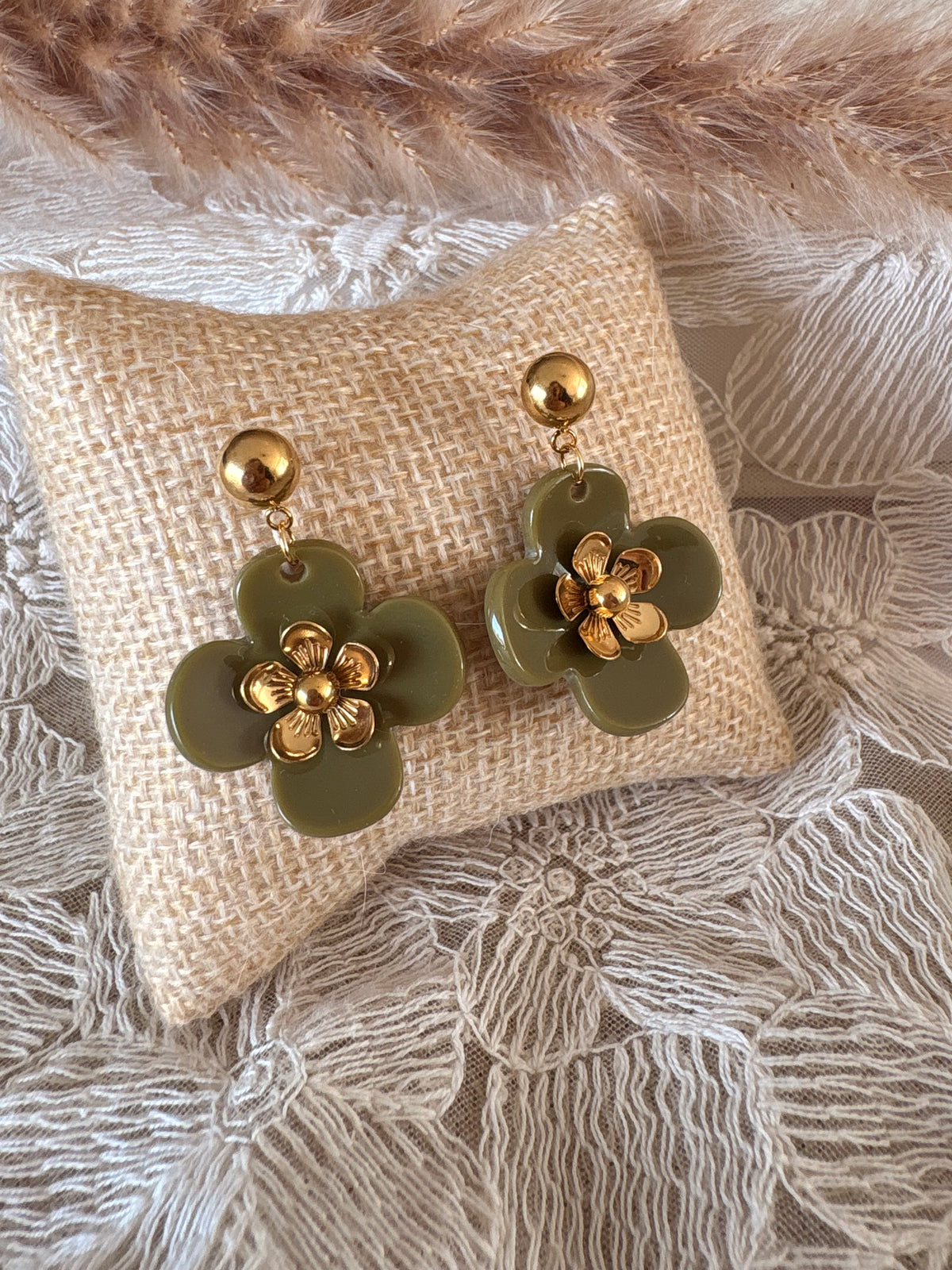 Boucles d’oreilles ANNA en acier inoxydable
