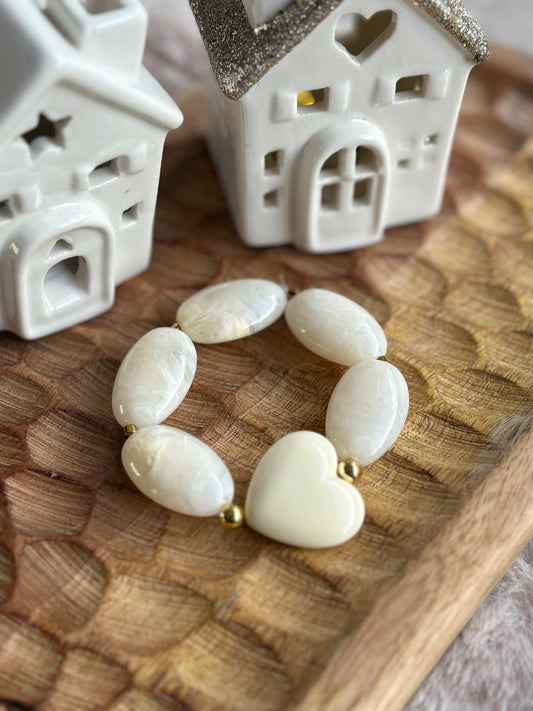 Bracelet Big Love beige