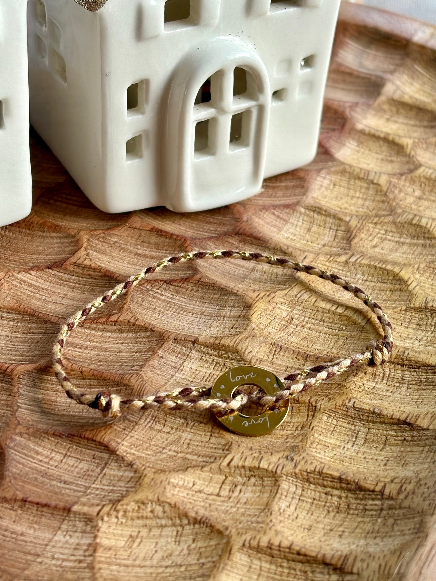 Bracelet médaille Love