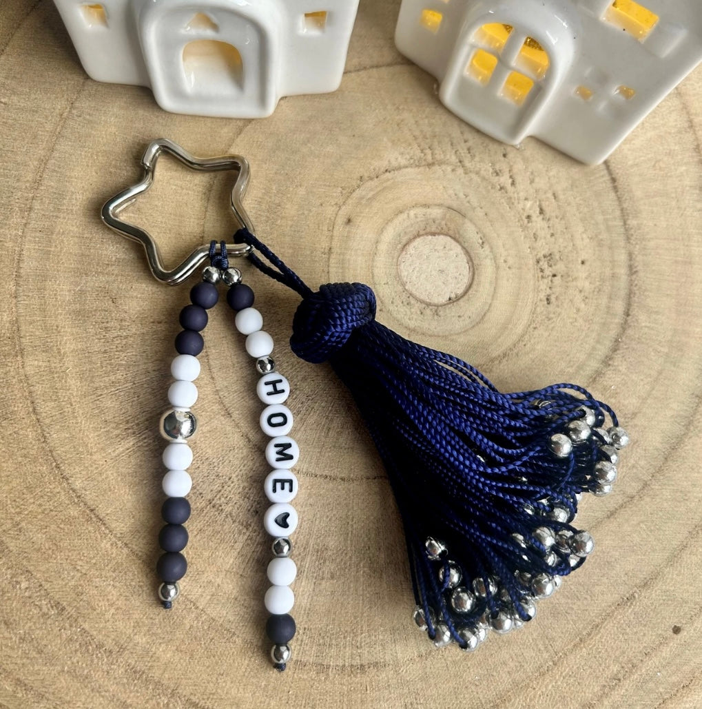 Porte clef pompon personnalisé