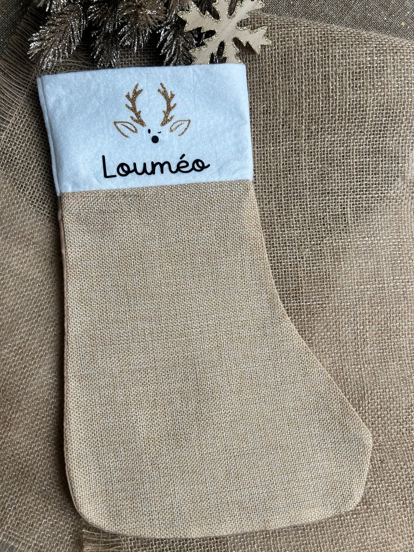 Chaussette de Noël personnalisée