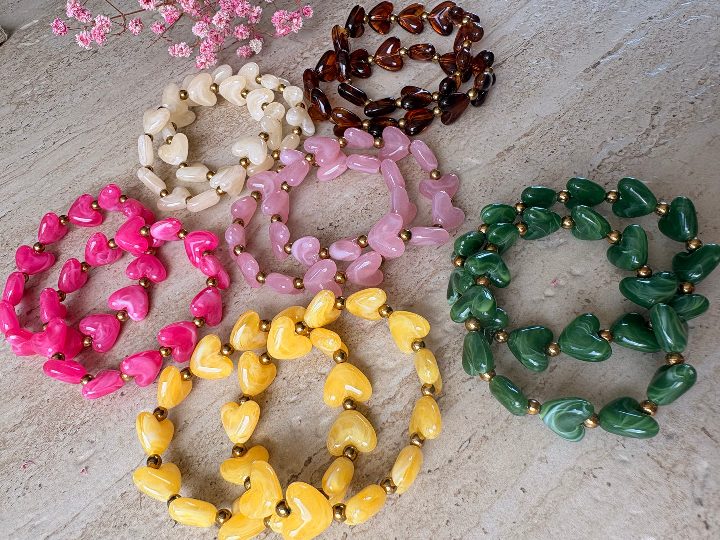 Bracelet cœurs CRAZY LOVE