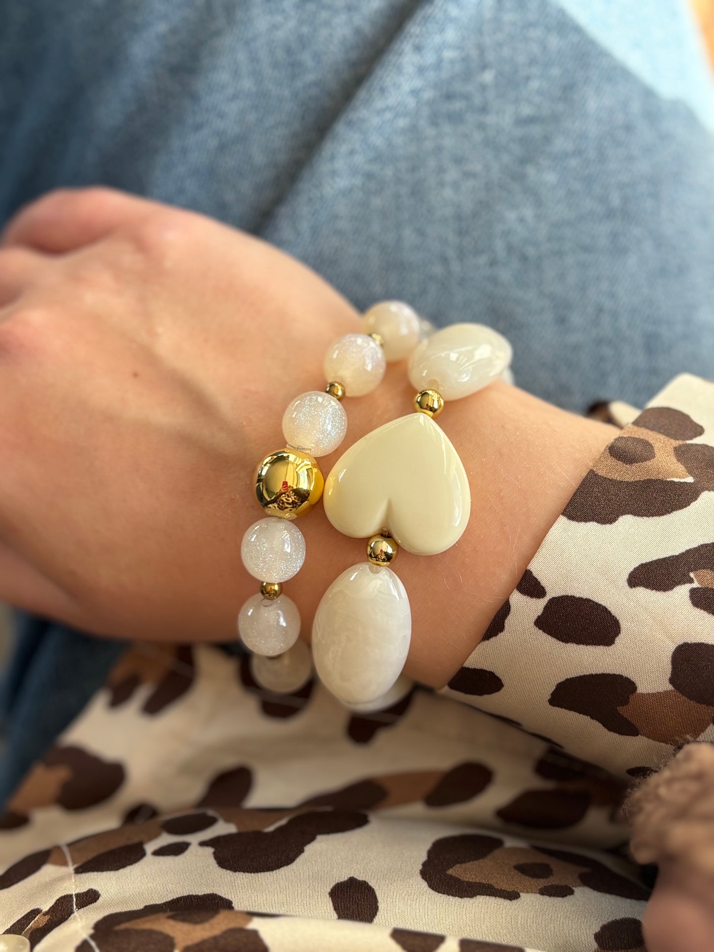 Bracelet Big Love beige