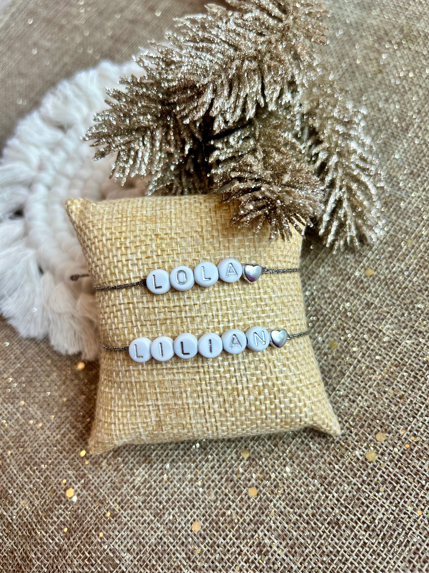 Duo de bracelets Mini Maman ♡ argenté